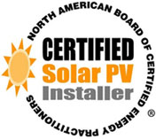 Certified Solar PV Installer